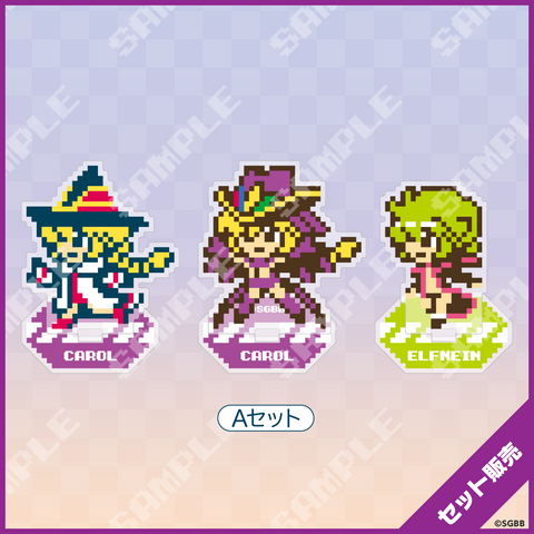 【C106シンフォギアBB外伝】ピクセルアクリルスタンドＡセット【受注商品】