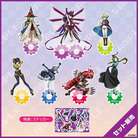 【C106シンフォギアBB外伝】イラストアクリルスタンドコンプリートセット【受注商品】