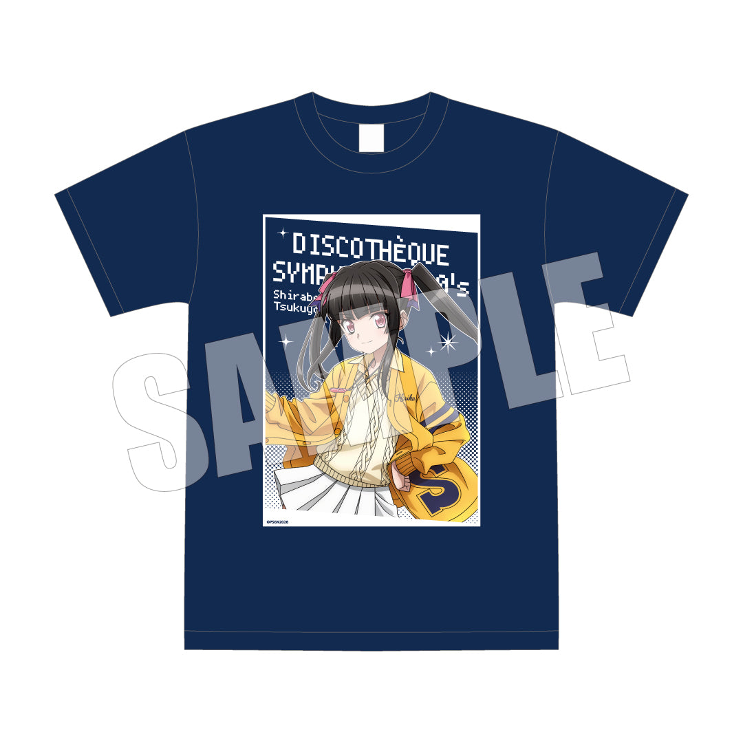 【新品】C108 いもむすめ イブキ デザインTシャツ Lサイズ C108限定 Tシャツ 80's ネイビー／FREEサイズ – ARIA e store