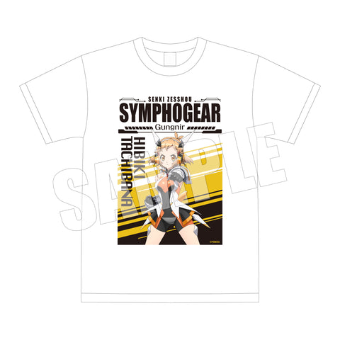 Tシャツ　白／FREEサイズ『戦姫絶唱シンフォギア』 15 周年 公式POPUP ソルフェリーナ Season1