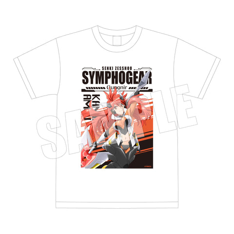 Tシャツ　白／FREEサイズ『戦姫絶唱シンフォギア』 15 周年 公式POPUP ソルフェリーナ Season1