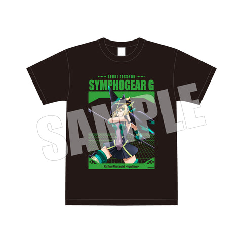 戦姫絶唱シンフォギア15周年ソルフェリーナseason2 Tシャツ 黒/FREEサイズ