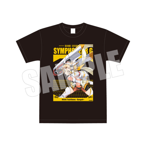 戦姫絶唱シンフォギア15周年ソルフェリーナseason2 Tシャツ 黒/FREEサイズ