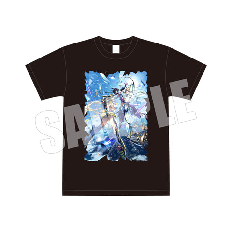 戦姫絶唱シンフォギア15周年ソルフェリーナseason2 Tシャツ 黒/FREEサイズ