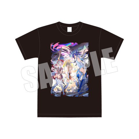 戦姫絶唱シンフォギア15周年ソルフェリーナseason2 Tシャツ 黒/FREEサイズ